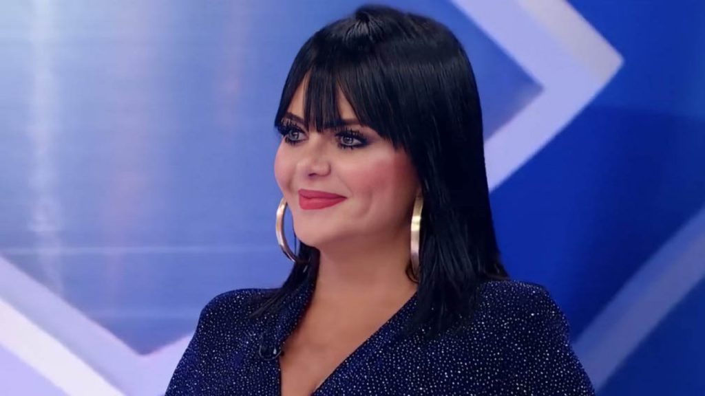 Valentina Francavila quando estava no SBT, no Programa do Ratinho (Foto: Reprodução/SBT)