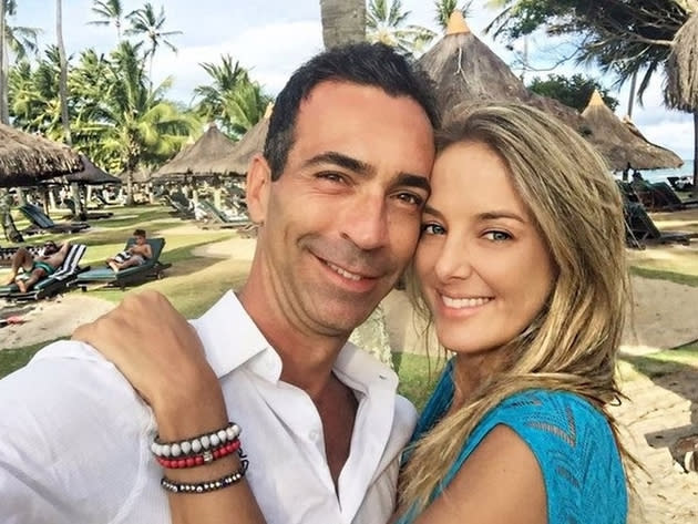 Jornalista Cesar Tralli e sua esposa Ticiane Pinheiro  (Foto: Reprodução) 