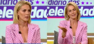 Ana Hickmann chorou durante um quadro do Hoje Em Dia- Foto: Montagem/TV Foco