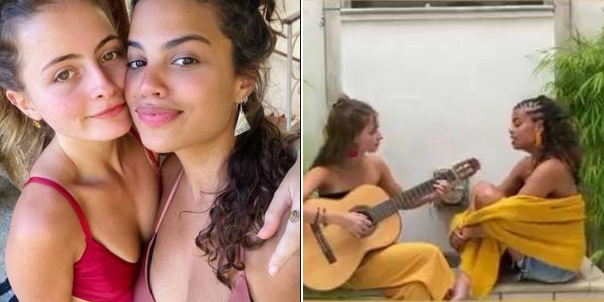 As netas de Marieta Severo e Chico Buarque, Lia e Clara, tem o dom da música