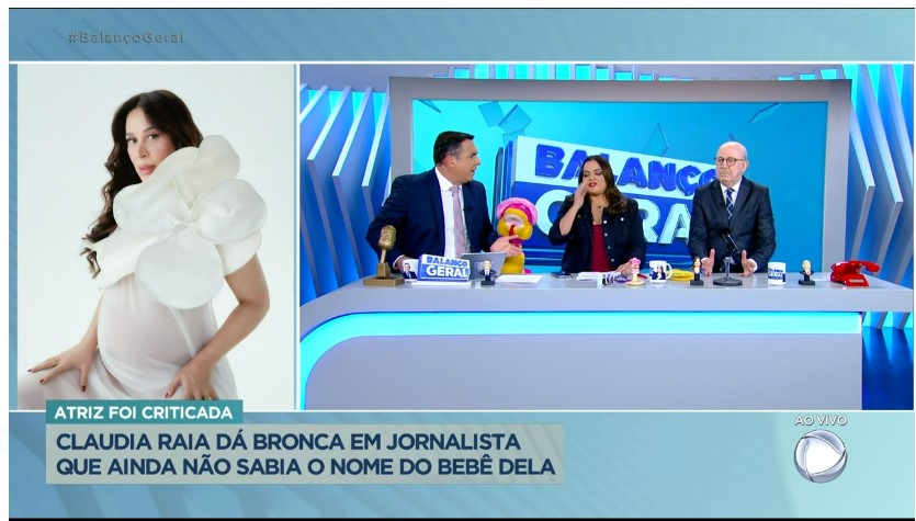 Atitude de Claudia Raia foi uma das manchetes da Hora da Venenosa