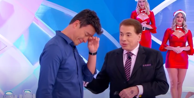 Rodrigo Faro e Silvio Santos-Foto: Reprodução/Youtube 