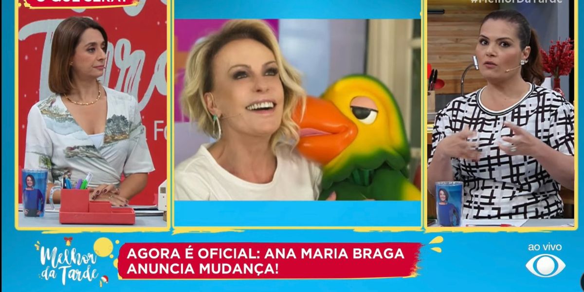 Catia Fonseca e colunistas repercutem notícia sobre Ana Maria Braga no Melhor da Tarde