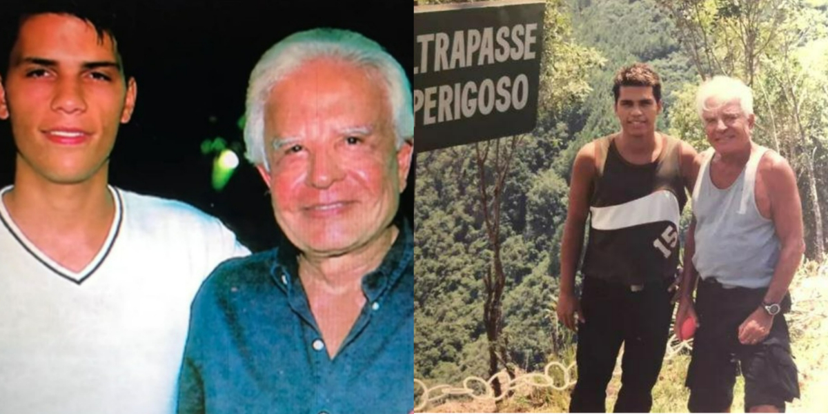 Roger Felipe afirmou que Cid Moreira o abandonou após se assumir gay (Foto: Reprodução/Arquivo Pessoal)