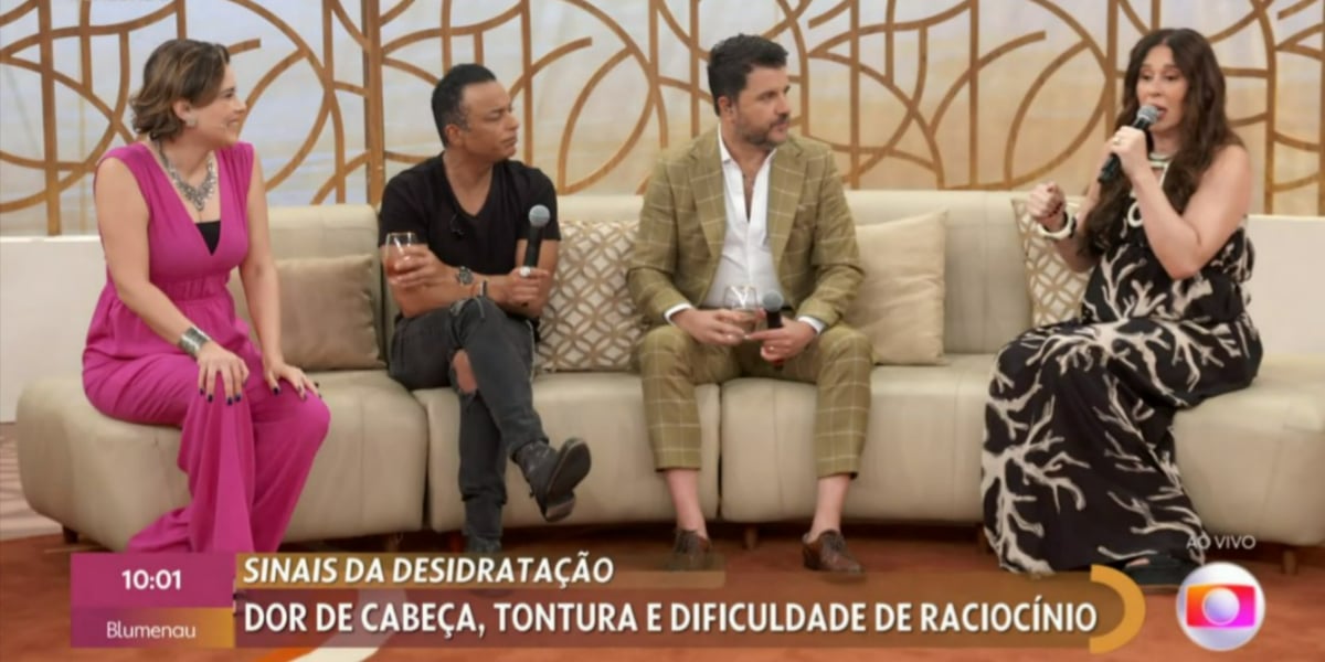 Claudia Raia falou sobre convulsão no "Encontro" (Foto: Reprodução/TV Globo)