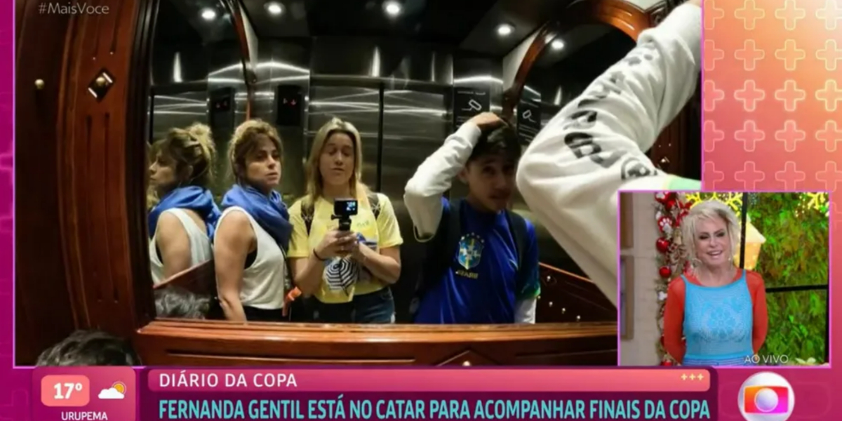 Fernanda Gentil tem um quadro sobre a Copa no "Mais Você" (Foto: Reprodução/TV Globo)