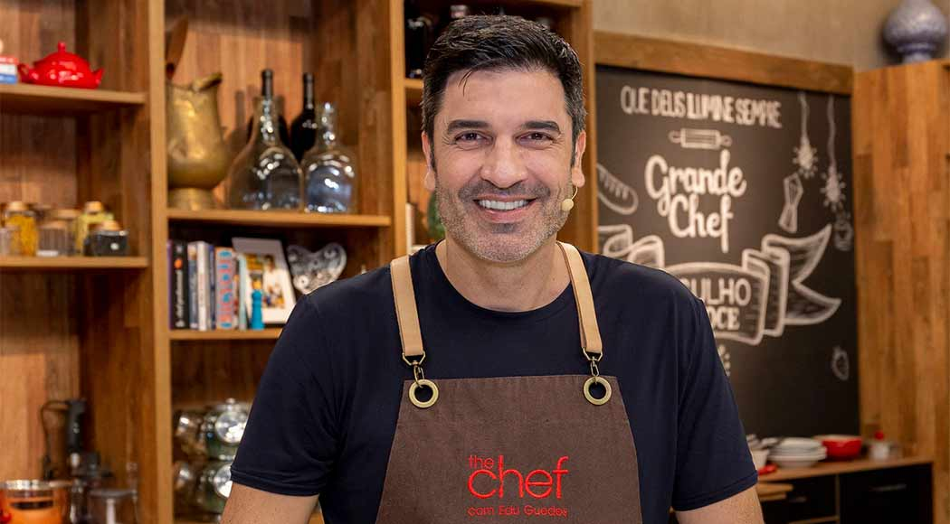 Edu Guedes sob comando no 'The Chef' (Foto: Divulgação)