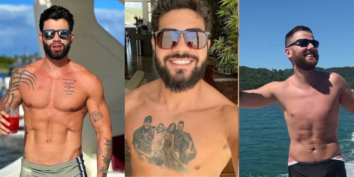 Gusttavo Lima Henrique E Zé Neto Chocam Com Membros Gigantes