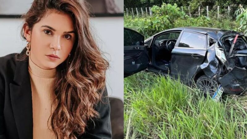 Former BBB Gizelly Bicalho had a serious accident and wrecked the car: "shoot" Photo reproduction
