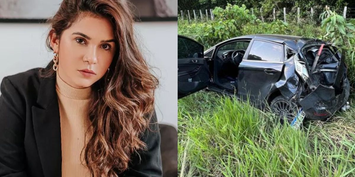 Gizelly Bicalho Sofre Grave Acidente E Carro Fica Destruído