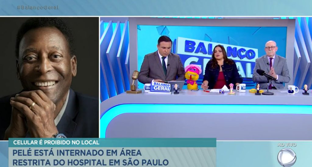 Gottino e Fabiola falaram sobre a internação de Pelé