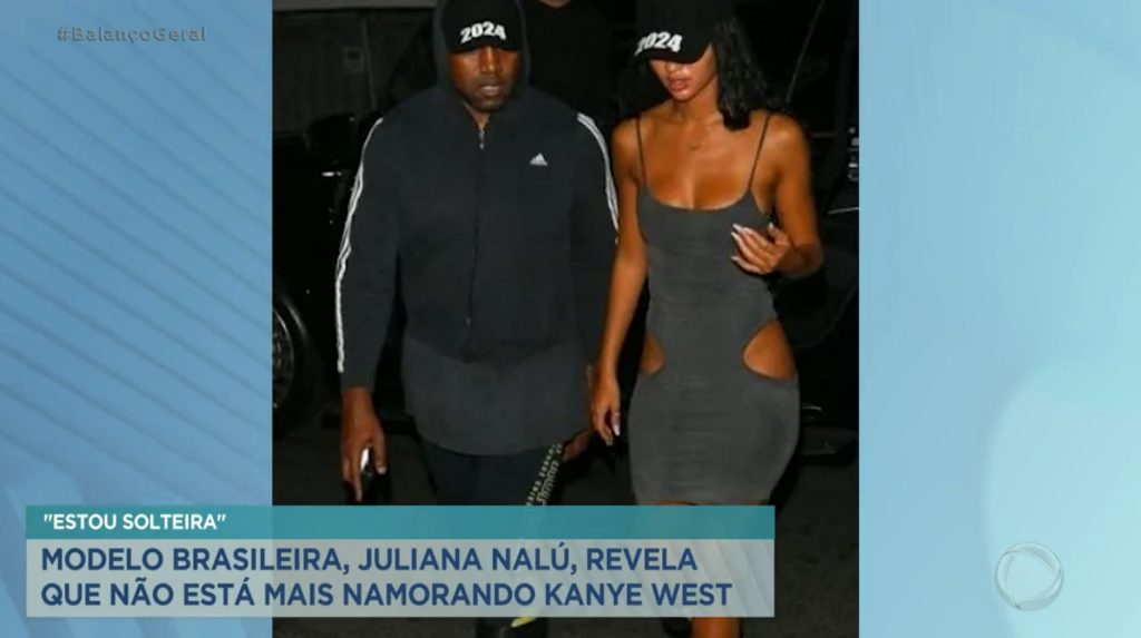 Hora da Venenosa noticiou o término da modelo brasileira Juliana Nalú com o cantor Kanye West