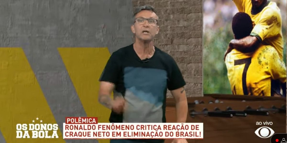 Neto detona Ronaldo Fenômeno no Os Donos da Bola