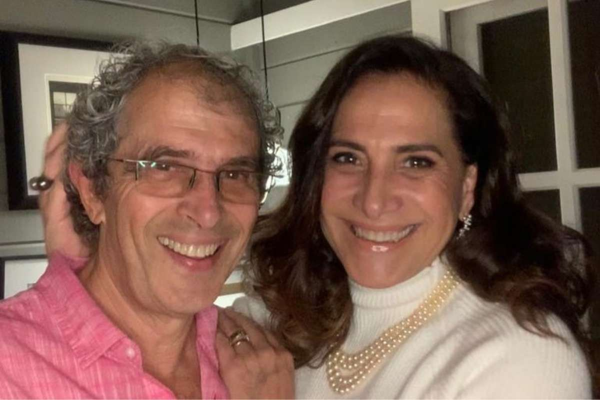 Totia Meireles e o marido (Foto: Divulgação)