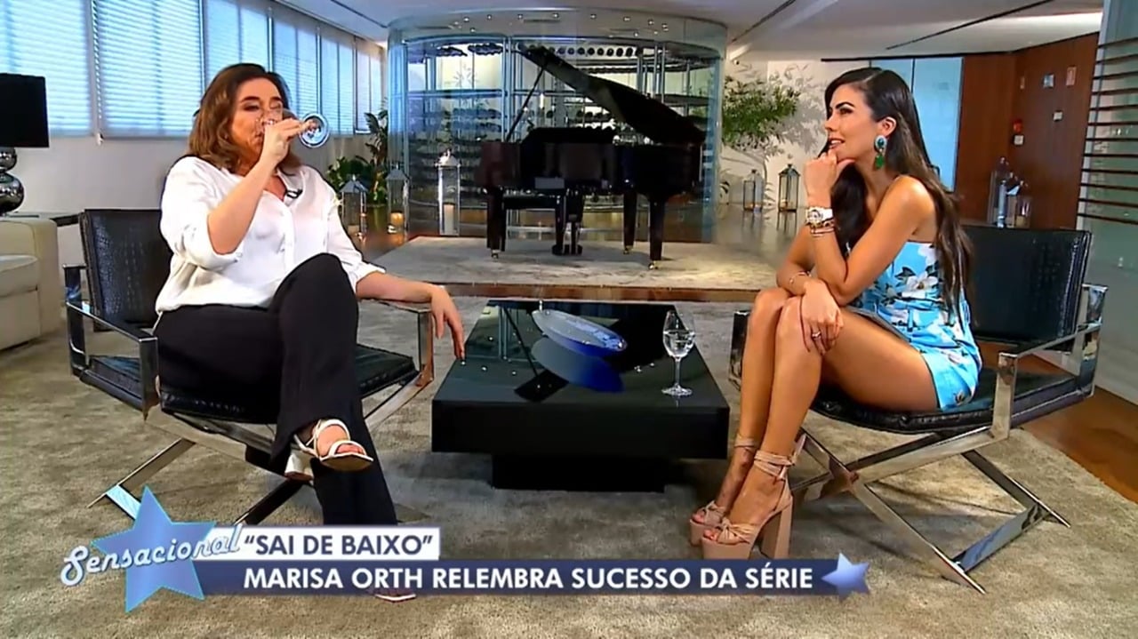 Marisa Orth no Sensacional, da RedeTV! (Foto: Reprodução/YouTube)