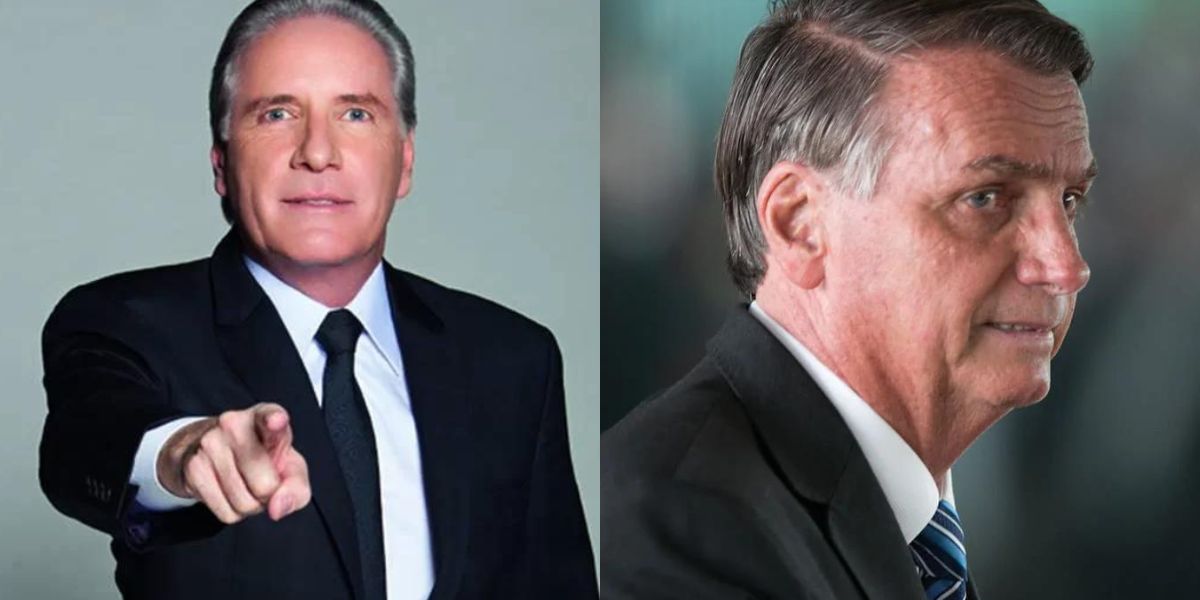 Roberto Justus e Bolsonaro (Reprodução)