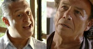 Bruno (Antonio Fagundes) e Zé do Araguaia (Stênio Garcia) de O Rei do Gado (Foto: Reprodução / Globo)