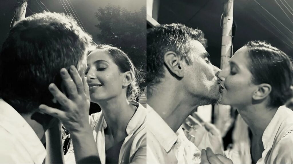 Recatada, a atriz da Globo entrega fotos beijando seu grande amor, Patrick Pessoa (Fotos: Reprodução/ Instagram)