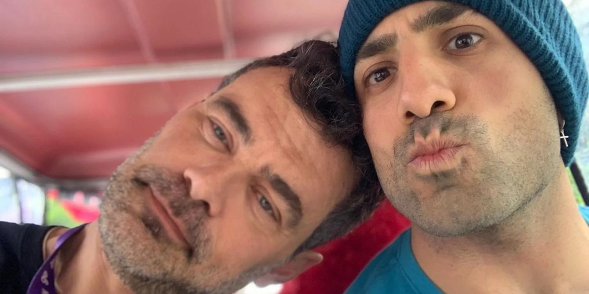 Os atores Carmo Dalla Vecchia e Kaysar Dadour estão no elenco de Cara e Coragem (Foto: Reprodução / Instagram)