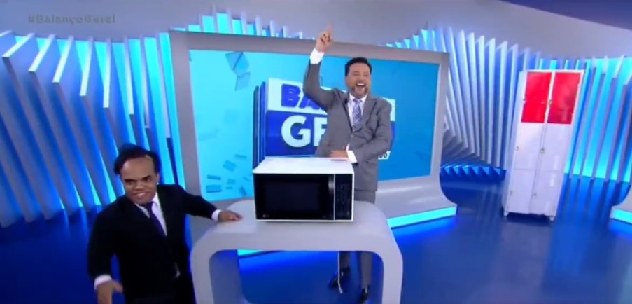 Geraldo Luís apelou ao vivo na Record durante o Balanço Geral (Foto: Reprodução)