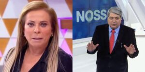 Christina Rocha e Datena (Montagem: TV Foco)