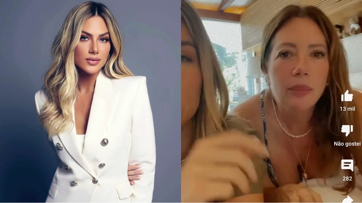 Giovanna Ewbank e sua mãe, Débora Ewbnak, em divertido vídeo no YouTube (Reprodução)