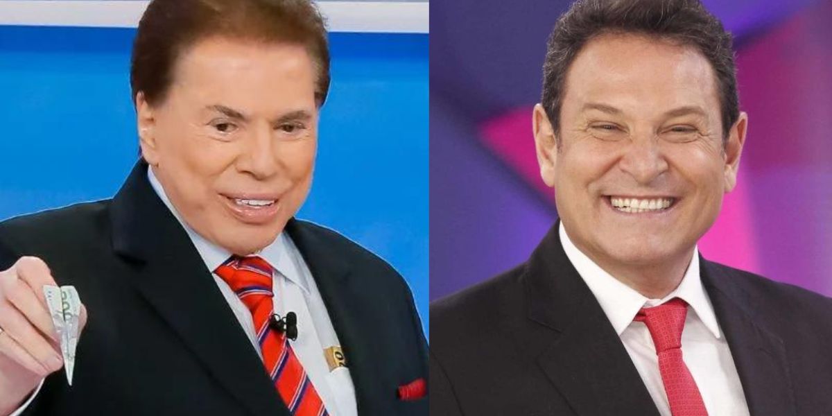 Silvio Santos e Luís Ricardo (Reprodução)