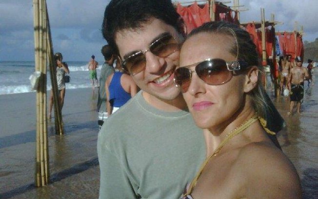 Evaristo Costa e sua Esposa (Foto: Reprodução)