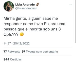 Lívia Andrade troca farpas com Pétala (Reprodução) 