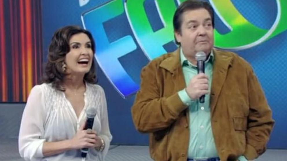 Faustão e Fátima Bernardes (Foto: Reprodução)