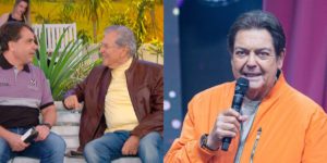 Magela, Carlos Alberto e Faustão (Montagem: TV Foco)