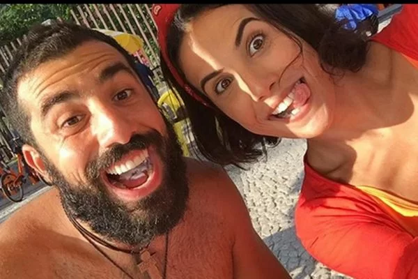 Globo: Kaysar Daduor ao lado de Gabi Costa (Foto: Reprodução)