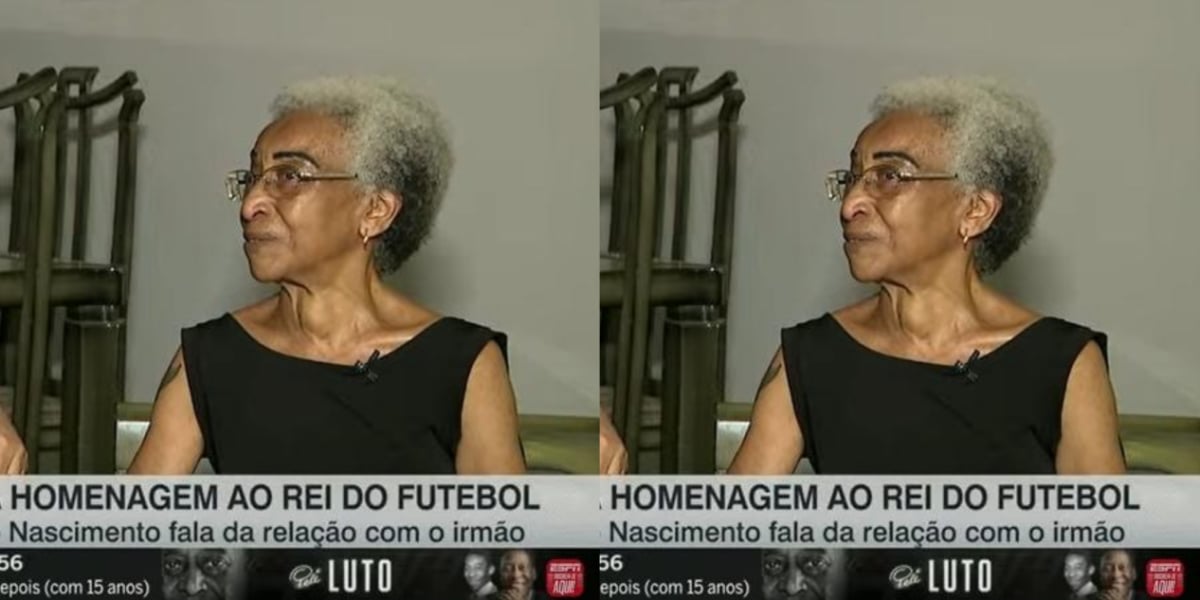 Maria Lúcia, irmã de Pelé - Foto: Reprodução