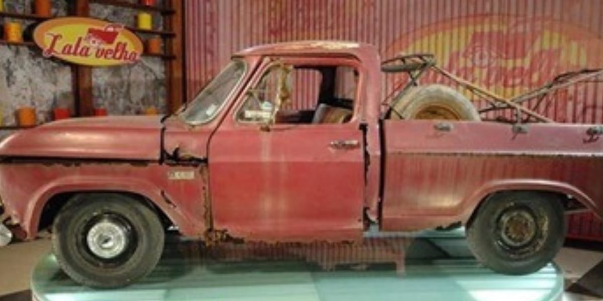 Chevrolet C10 antes da reforma (Reprodução: Globo)