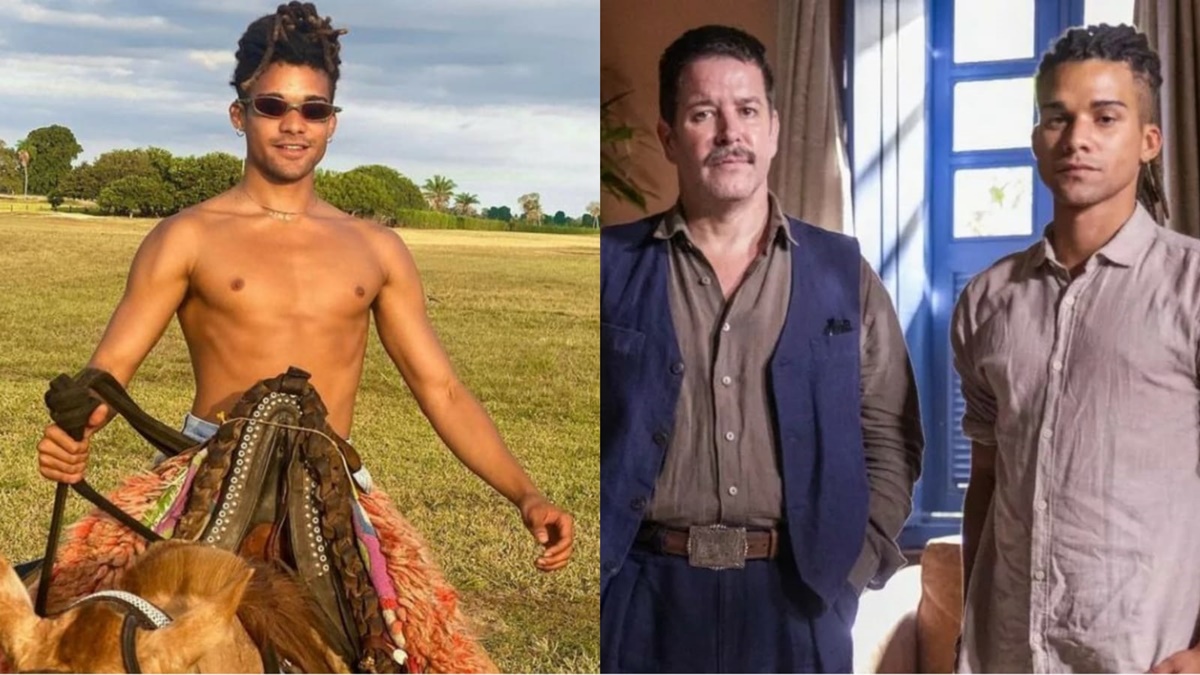 Lucas Leto foi filho de Tenório em Pantanal (Reprodução / Divulgação Globo)