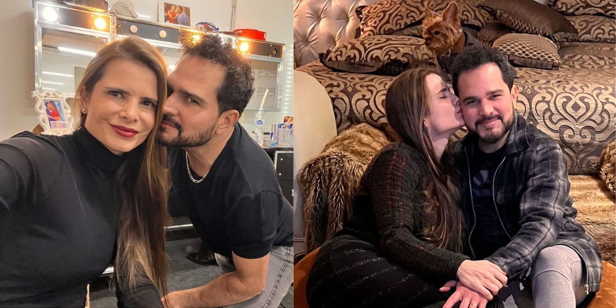 O casal surge sempre muito apaixonado e distribuem carinho um pelo outro (Reprodução: Instagram)