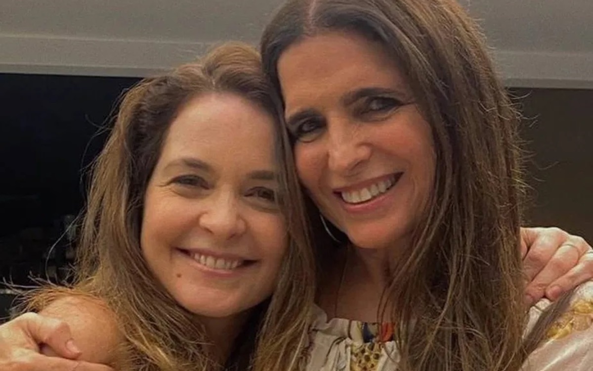 Malu Mader e Claudia Abreu eram rivais na novela Celebridade (Foto: Reprodução)