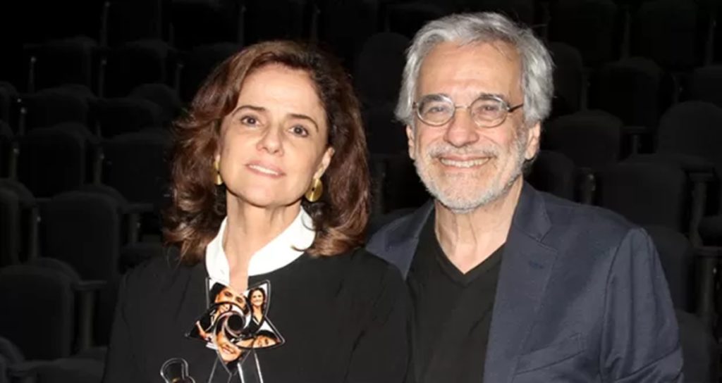 Marieta Severo e Aderbal, seu marido desde 2004