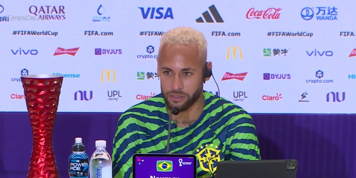 Neymar voltou a jogar na Copa do Mundo, após se recuperar da lesão (Foto: Reprodução / TV Globo)