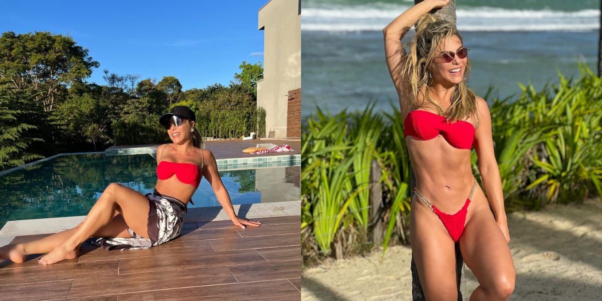 A esposa de Leonardo surge sempre muito sensual em suas redes sociais (Reprodução: Instagram)