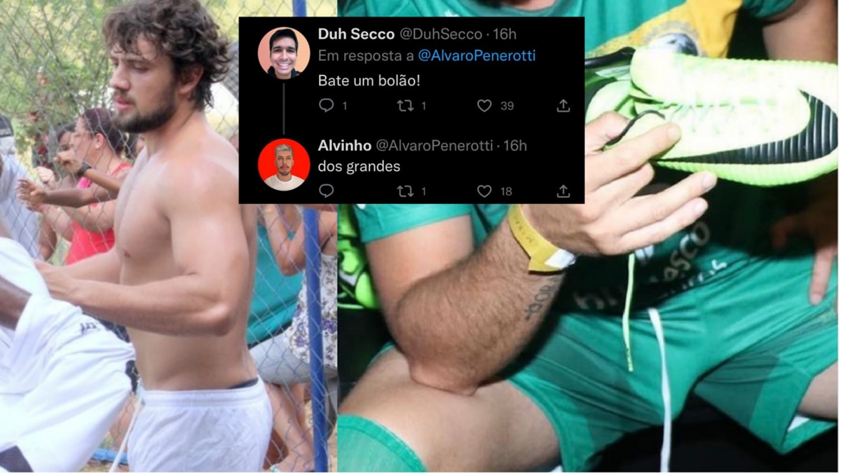 Usuários de Twitter viralizam volume de ator da Globo (Fotos: Reprodução/ Cleomir Tavares/ Twitter)