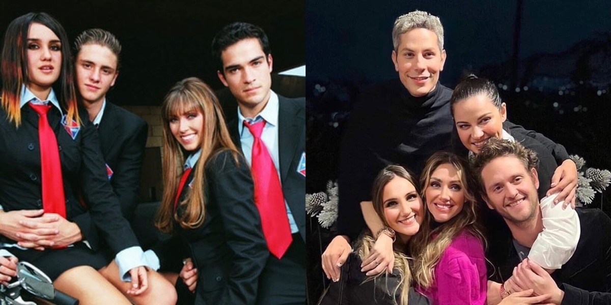 O grupo RBD saiu da novela Rebelde, que foi ao ar no SBT. (Foto: Reprodução / Internet)