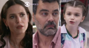 Cara e Coragem - Danilo expulsa Regina de casa e sai o resultado do DNA que Alfredo fez com Sossô (Foto: Reprodução / Globo / Montagem TV Foco)