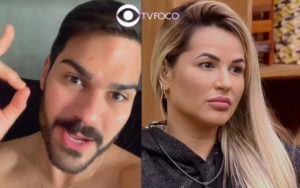 A Fazenda 14 - Shayan coloca a boca no trombone nesta quinta-feira (08) e revela que Deolane Bezerra está apaixonada por ele (Foto: Reprodução / Instagram / Montagem TV Foco)