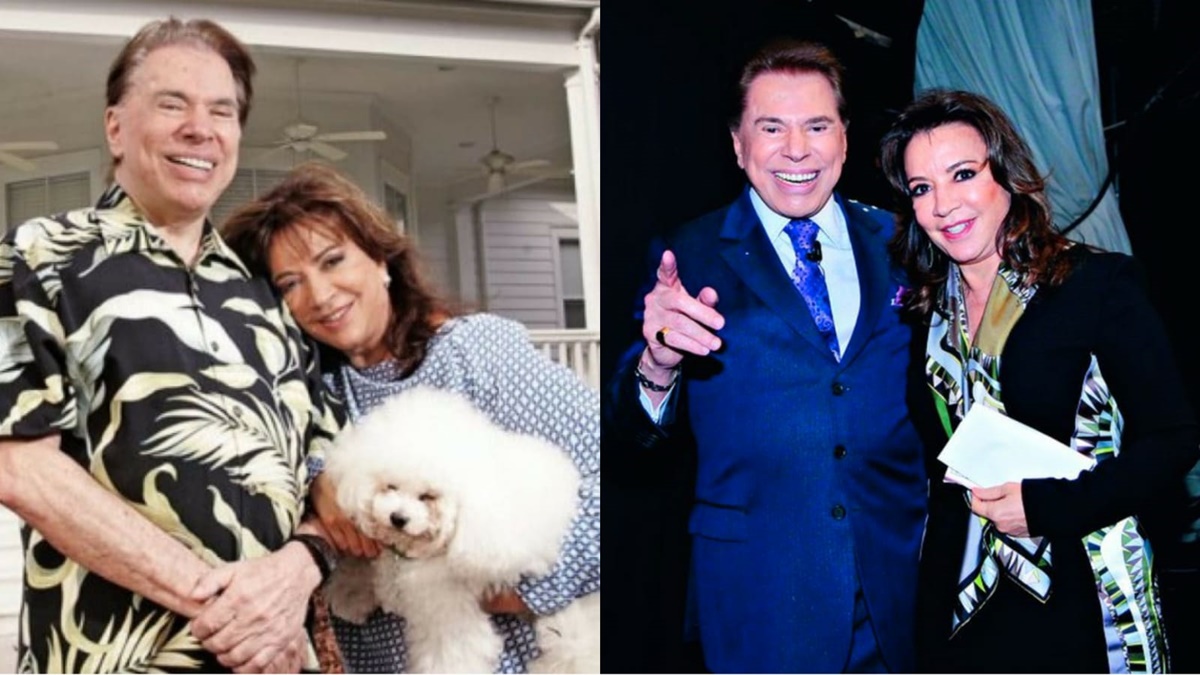 Silvio Santos e sua esposa, Íris Abravanel 