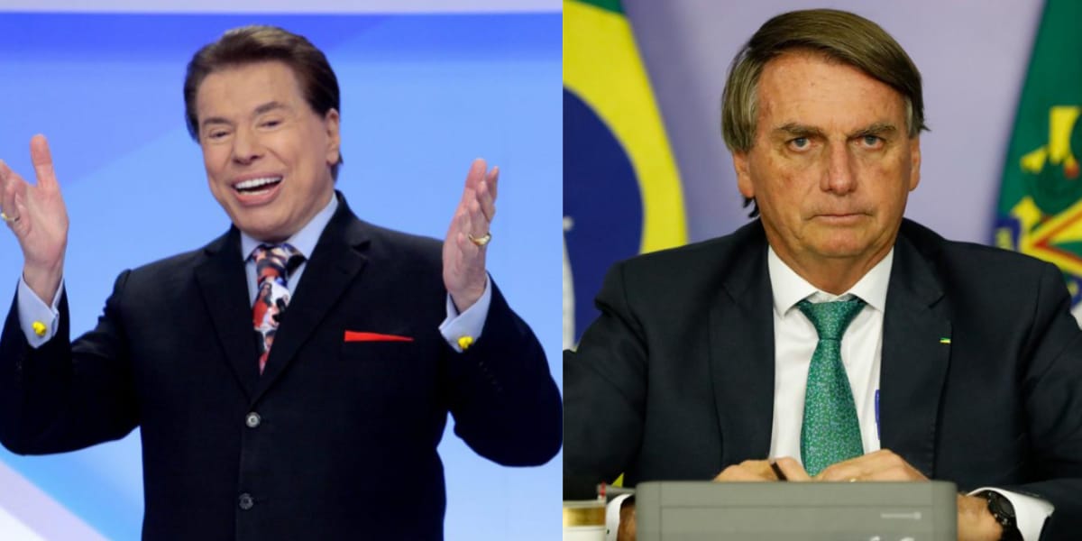 Silvio Santos e Jair Bolsonaro (Reprodução: Montagem TV Foco)