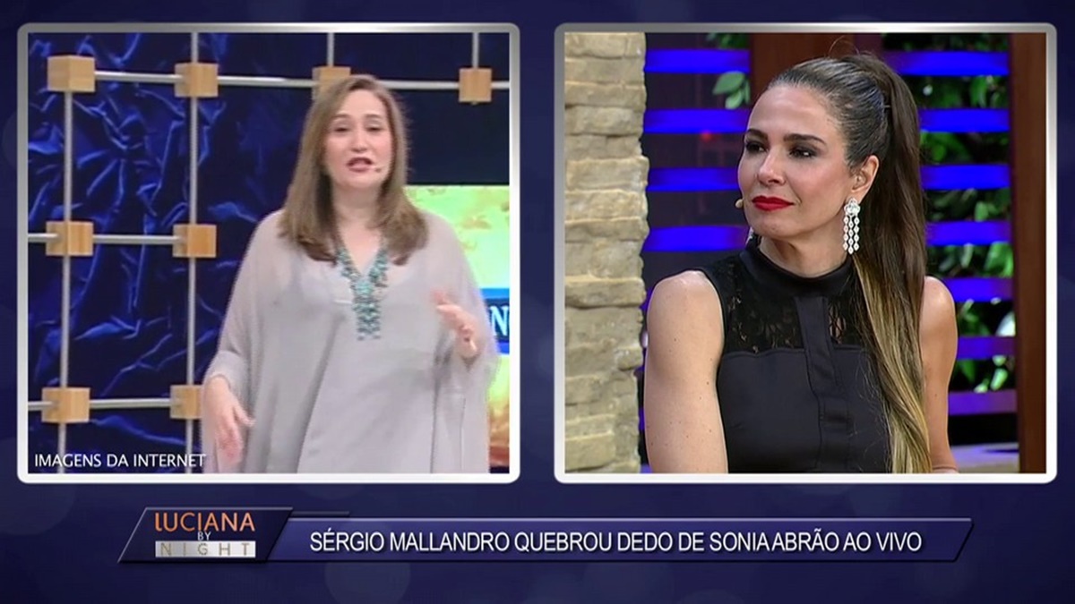 Sonia Abrão tem momento de paulada e dedo quebrado relembrado no Luciana By Night, de Luciana Gimenez 