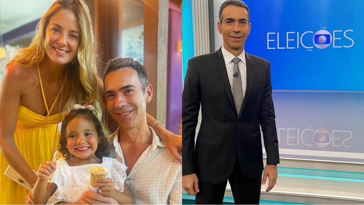 César Trali é casado com Ticiane Pinheiro e tem uma filha (Fotos: Reprodução/ Instagram)