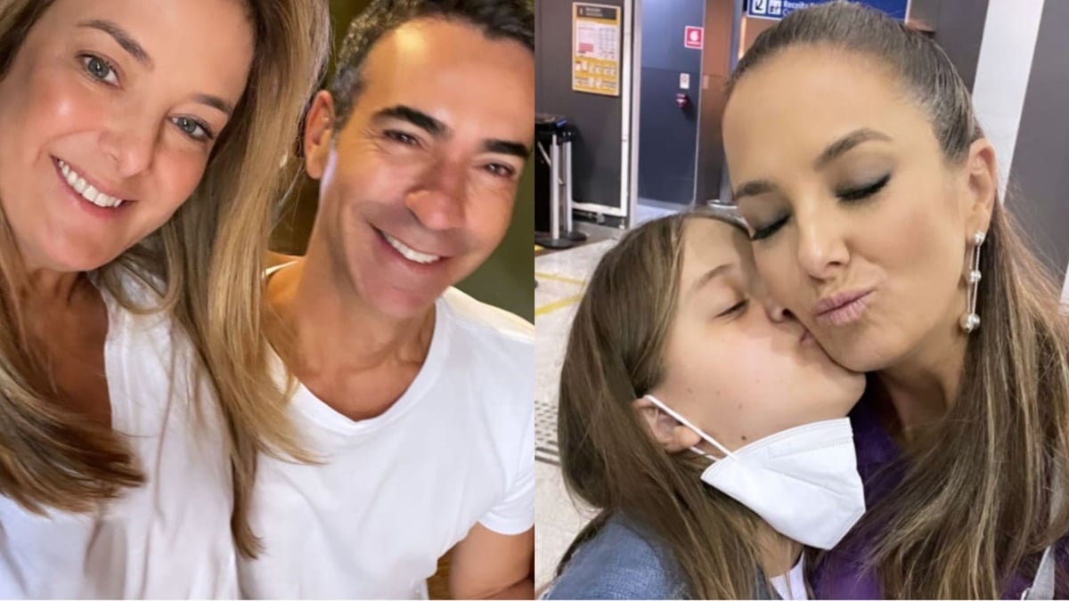 Ticiane, César Tralli e Rafaella Justus (Reprodução/ Instagram)