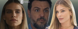 Débora pode estar viva em Travessia: Moretti sugere que amante esteja mancomunada com Sara para acabar com ele (Foto: Reprodução / Globo / Montagem TV Foco)